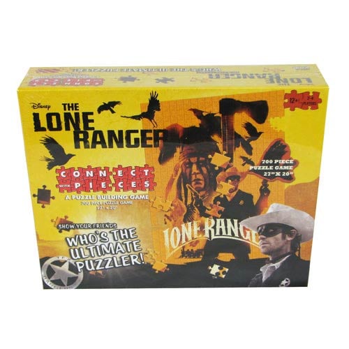 Lone Ranger Movie Connect with Pieces Puzzle Building Game